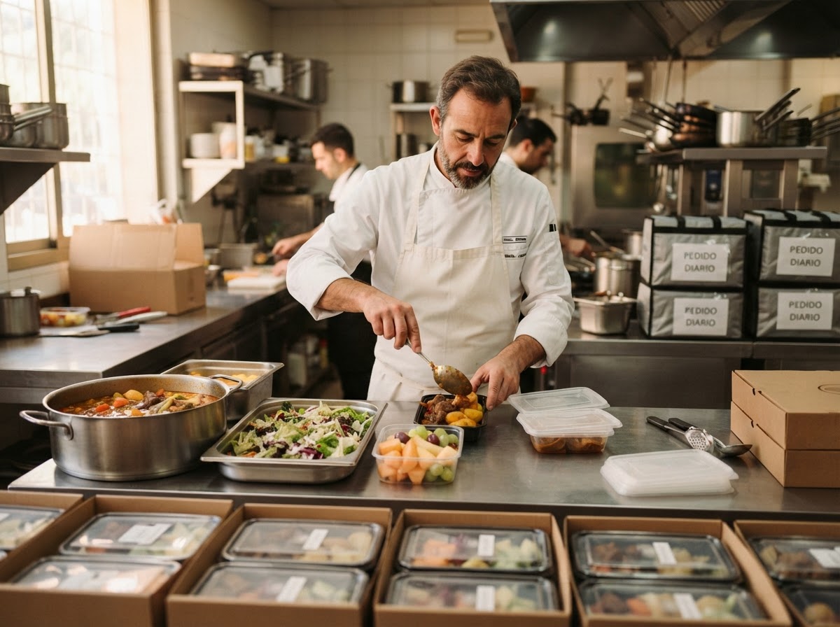 Comidas al día para equipos