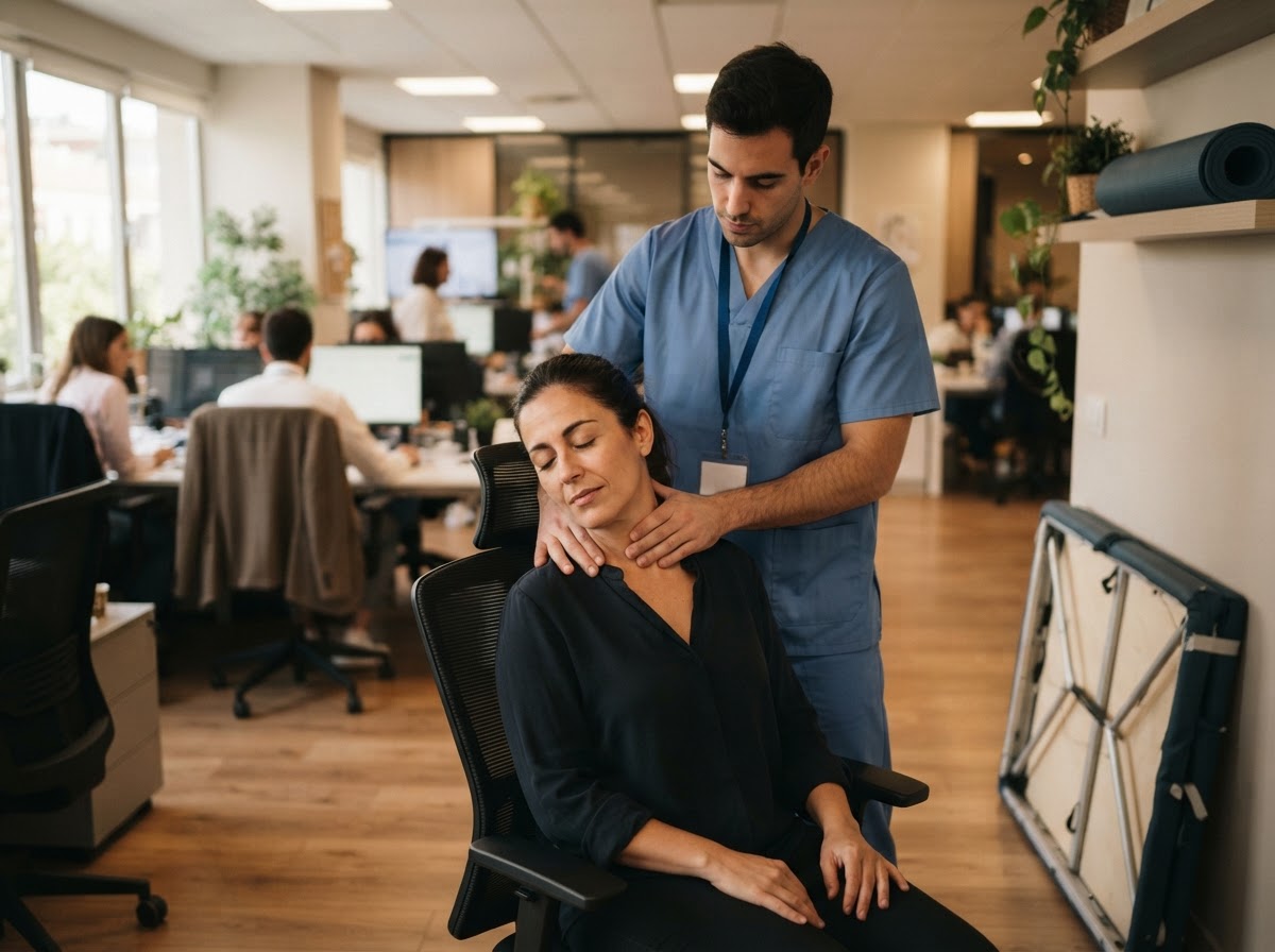 Fisioterapia en empresa